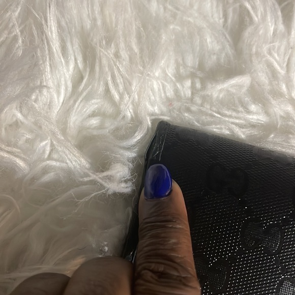 GUCCI VINTAGE CRYSTAL GUCCISSIMA GG INTERLOCKING PVC LEATHER LONG WALLET ITALY - Picture 17 of 17